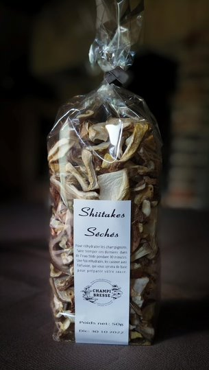 sachet shiitakés séchés